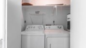 Wet towels?  No problem!  There is a full size washer and dryer in unit.