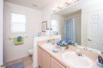 Third Bath with Combo Shower/Bath and Twin Vanity