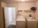 Washer & Dryer in Garage