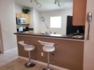Kitchen Area W/Bar Stools