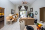 Living Room & View of Pool
