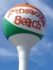 Famous beach ball water tower