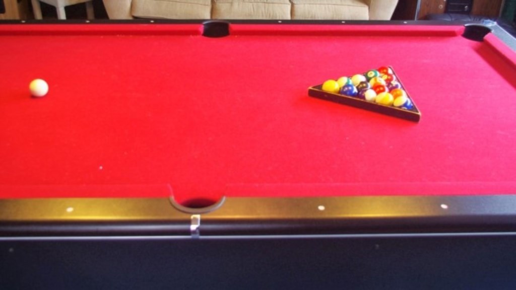Full size pool table 