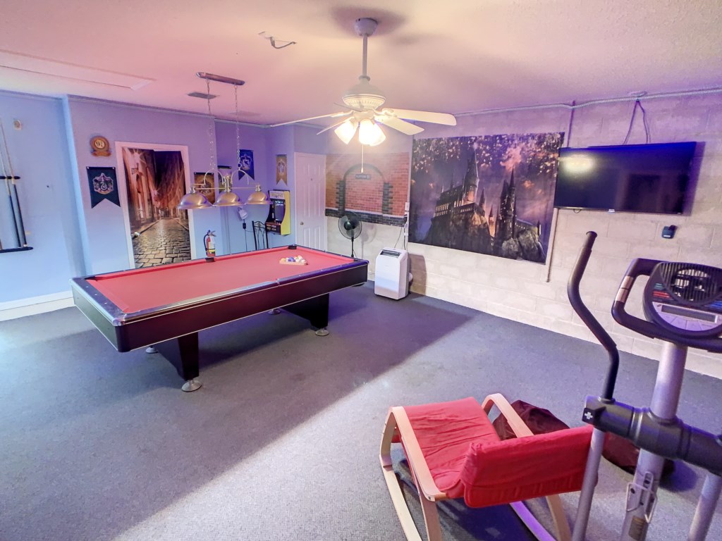 Harry Potter themed game room 