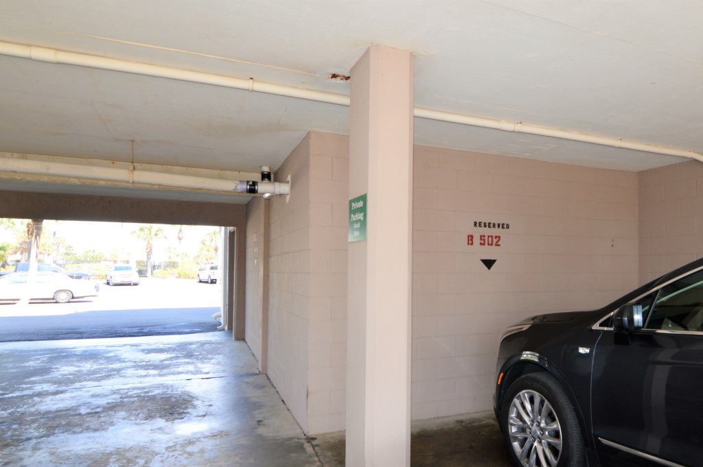 Reserved Parking Spot under Building