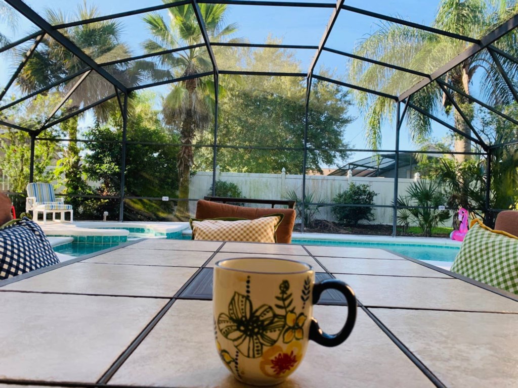 Morning coffee with the pool view.jpg