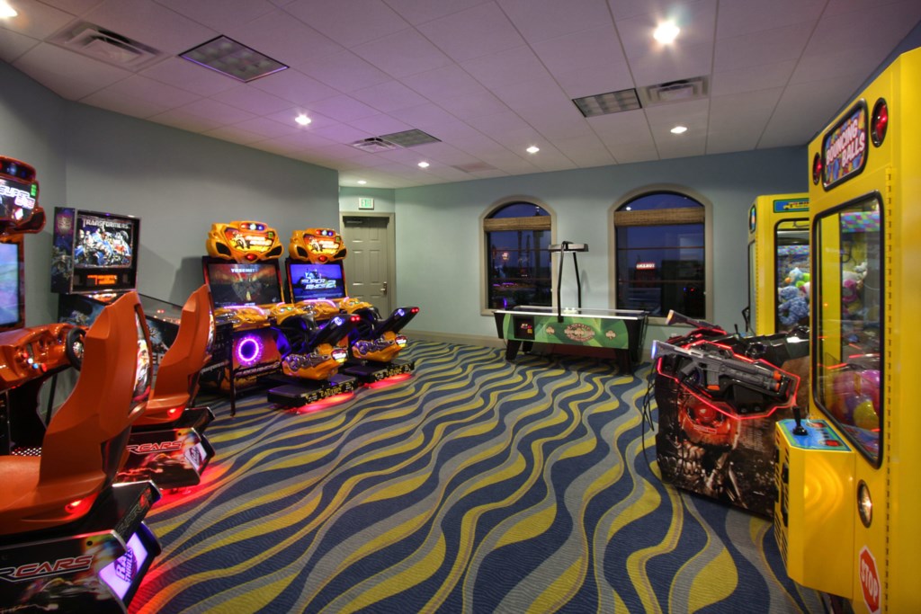 The Oasis game room