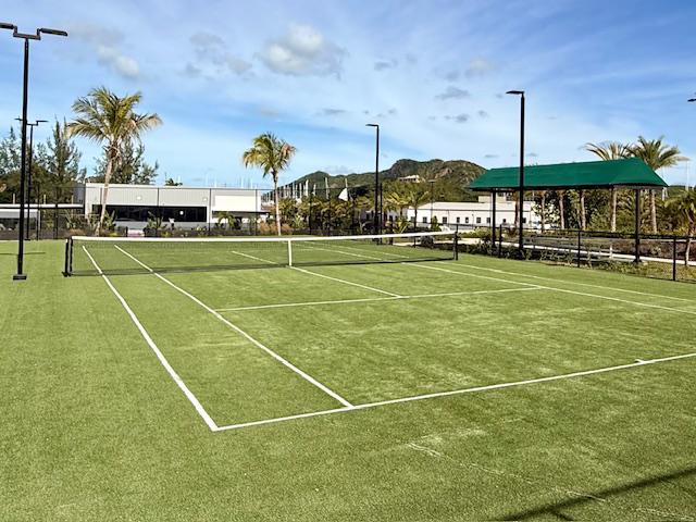 2 New artificial grass/sand Tennis Courts