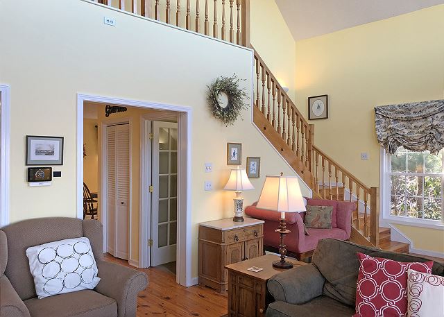 Stairs from Great Room up to the Loft Queen Bedroom
