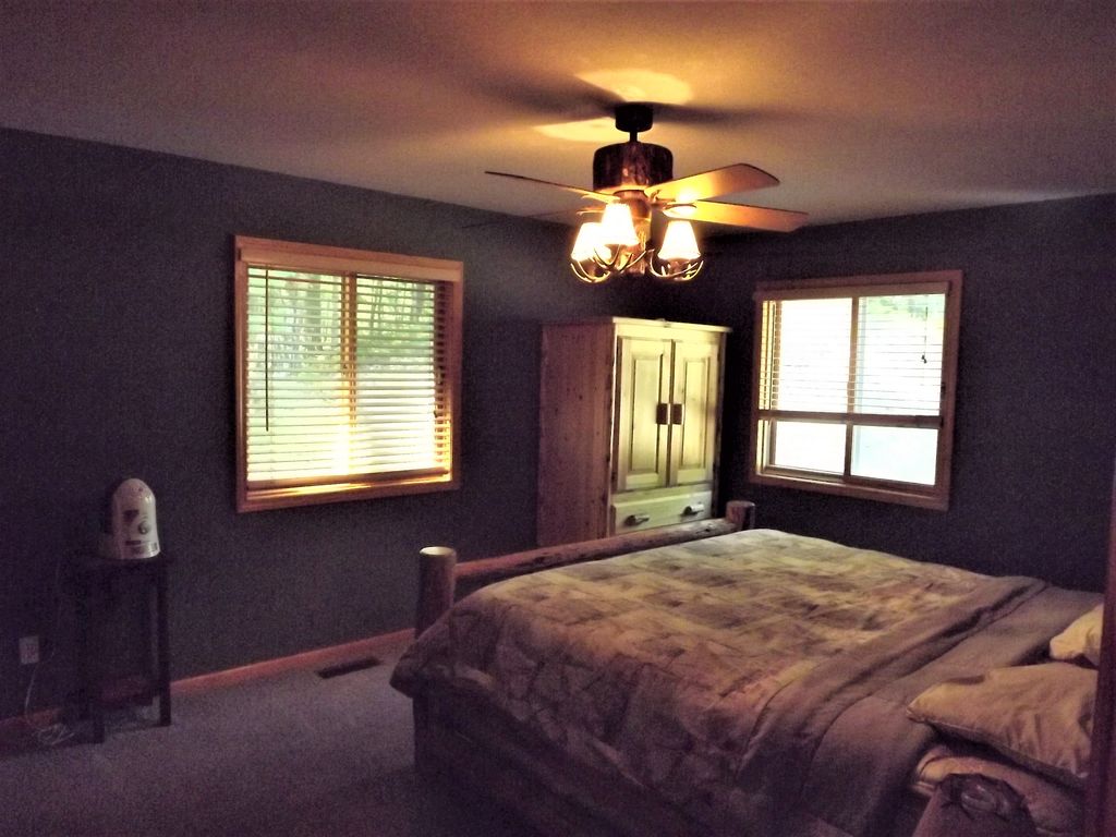 Main level, bedroom, with king bed