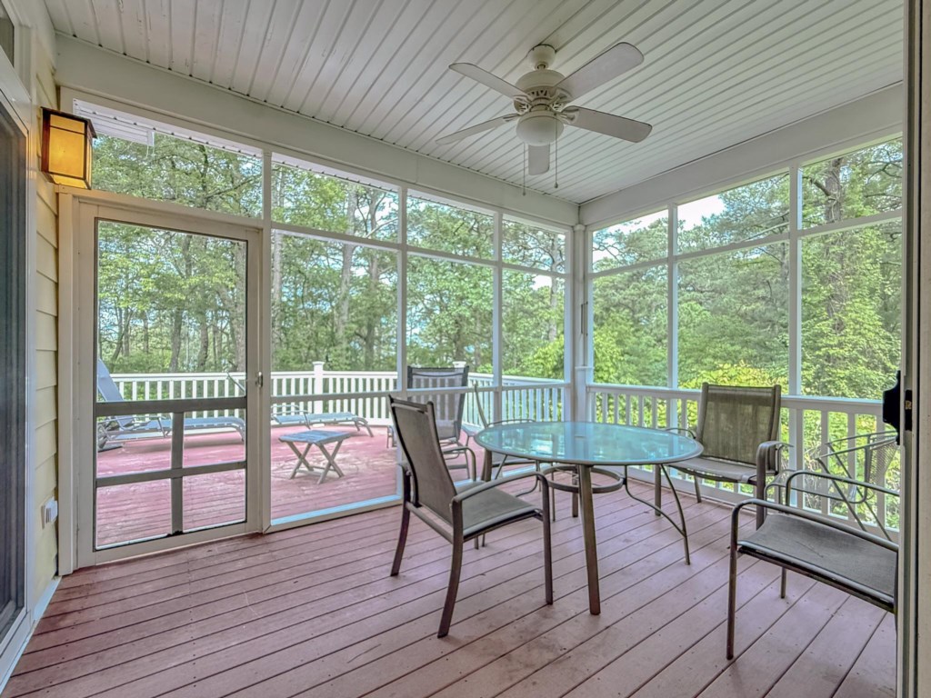 Screened porch