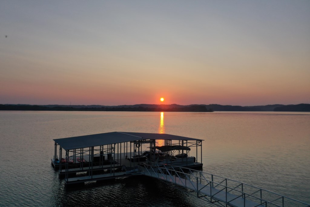 Watch beautiful sunsets from the dock!