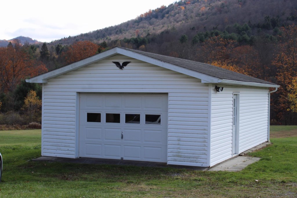 A garage to keep your vehicles and belongings covered from any of the elements