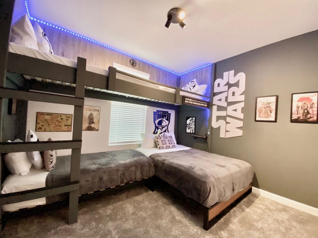 Star Wars themed kids room