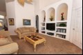 Family room with HDTV, DVD, CD stereo and Wii