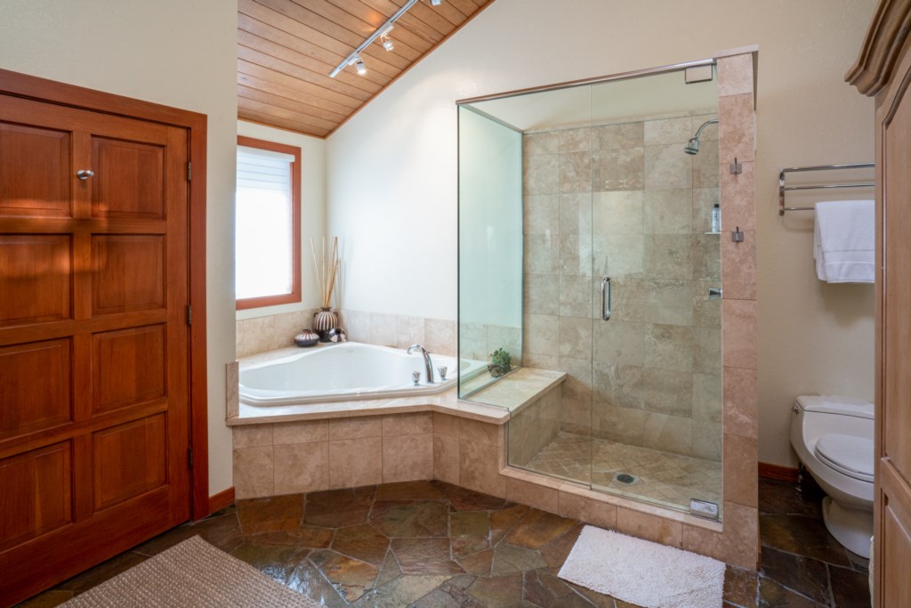 Master Bath with Shower and Tub