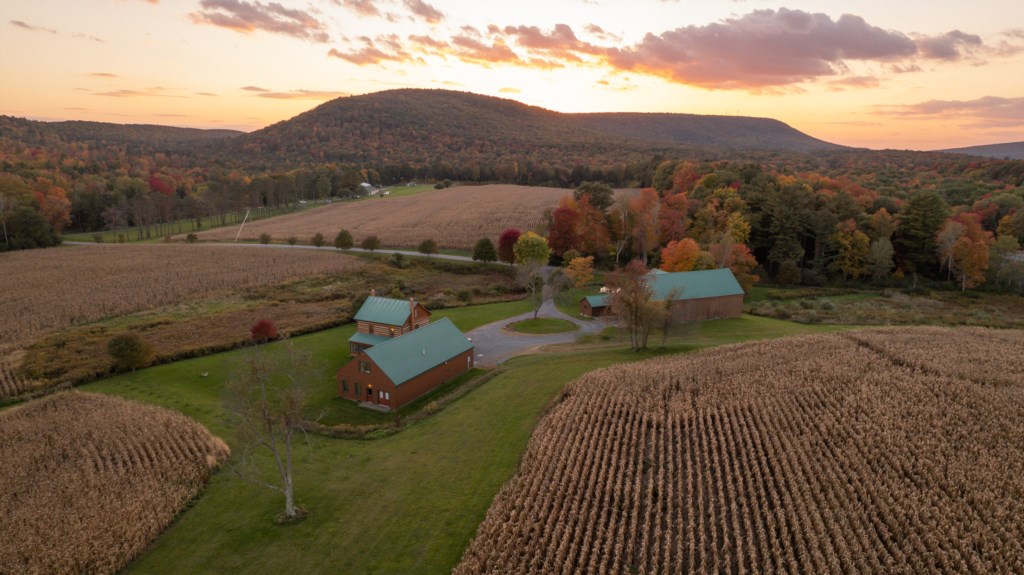 Gorgeous Aerial shot of Sugar Valley Lodge!