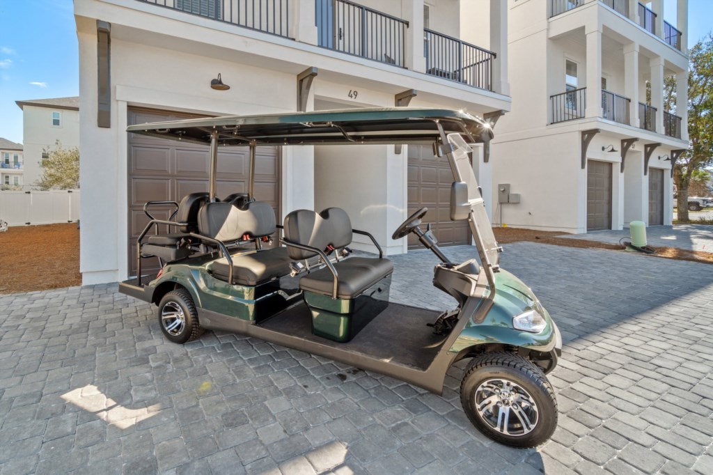 Golf Cart is included at no extra charge