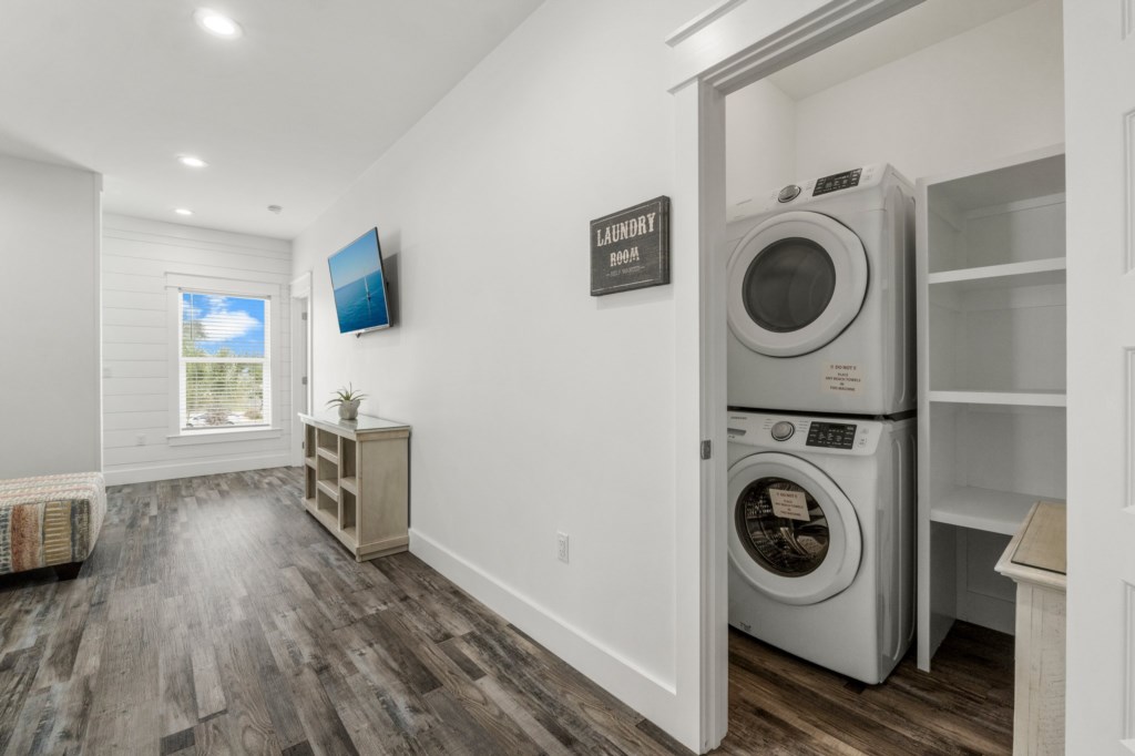 Laundry Room With Washer and Dryer On 2nd Floor