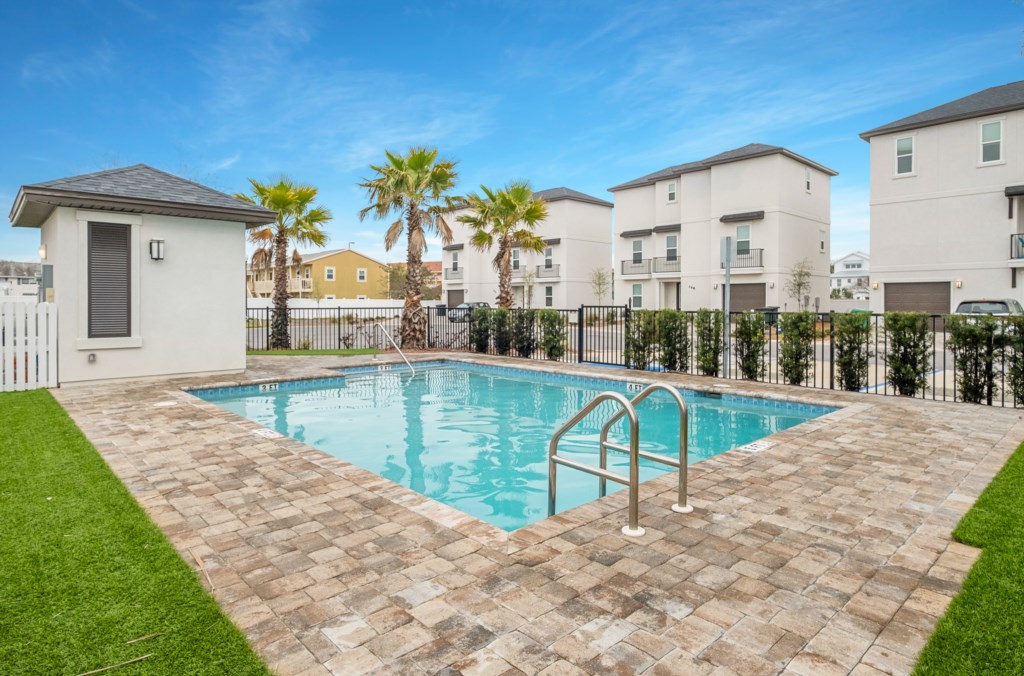 Enjoy The Communal Pool and Picnic Area