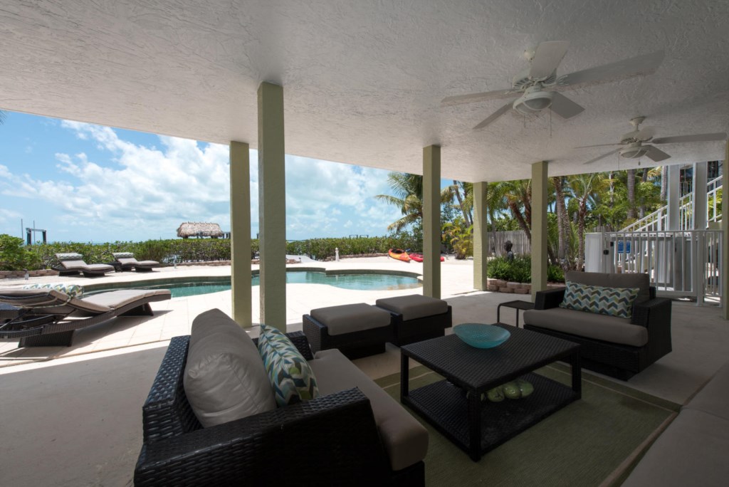 Lime-Key-Beachside-Patio-Lounge-by-Pool-Area-Florida-Keys-Luxury-Rentals