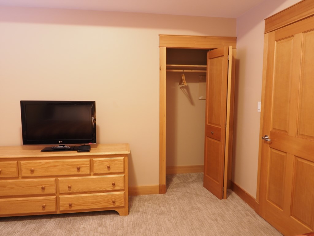 Forth Bedroom Closet and TV