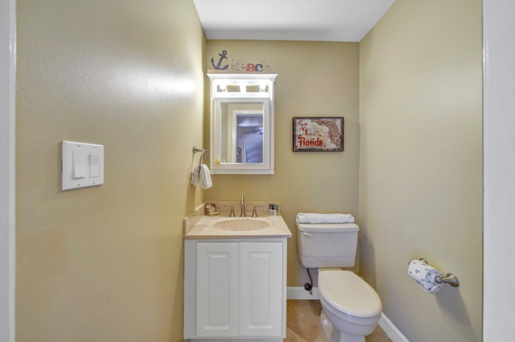 Private bathroom for loft guests