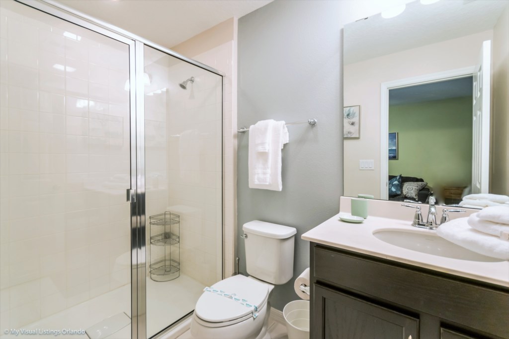 Hall Bath - shares with Loft and Mickey Themed Bedroom