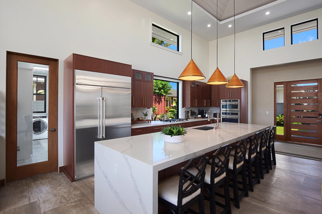 Cook up incredible meals in this gourmet kitchen fully stocked with everything you need or a Private Chef might need.