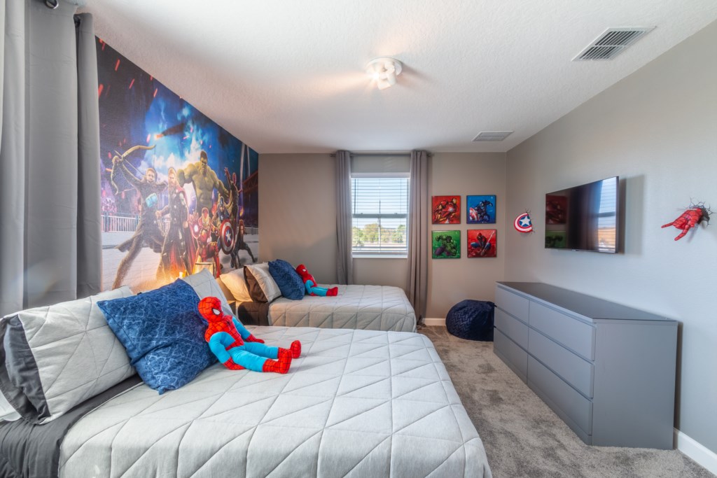 Marvel Super Heros Room
2 Full Beds