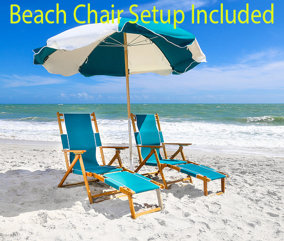 Seasonal Beach Chair Setup Included