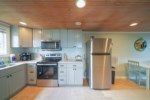 All stainless appliances and beautiful stone countertops 