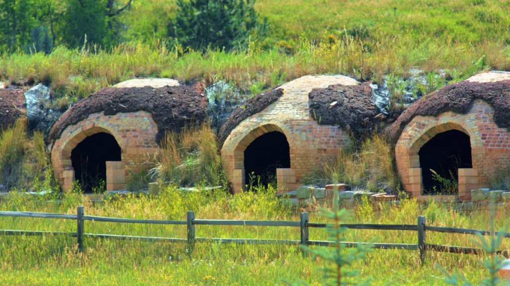 Historic Coke Ovens, used to purify the coal during the historic mining era