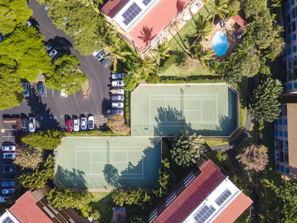 Complex - Tennis Courts - there are several courts that can be used for guests of Maui Vista Complex