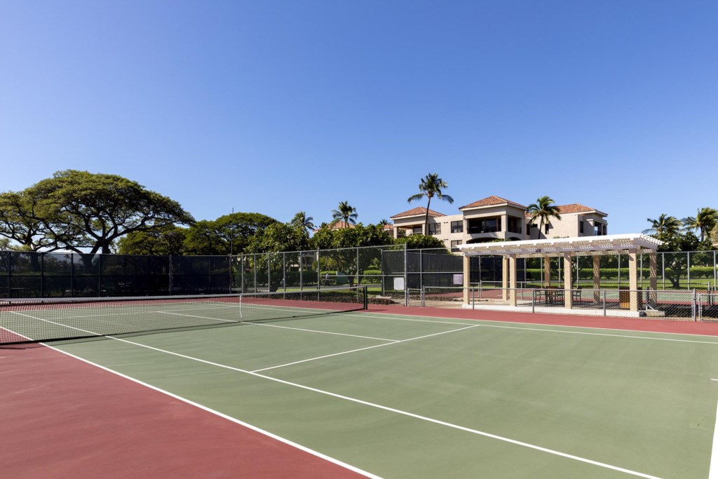 2 full size tennis courts