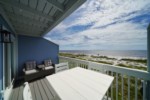 Gulf views from the 2nd floor private balcony with alfresco dining options and seating for 6