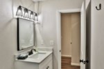 Detached guest bath with walk-in shower 