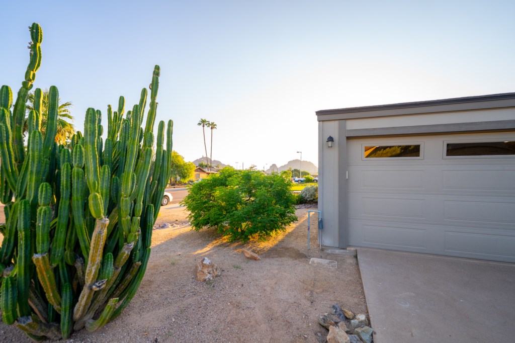This Scottsdale home is very close to not only Papago Park (pictured in background), but Camelback as well!
