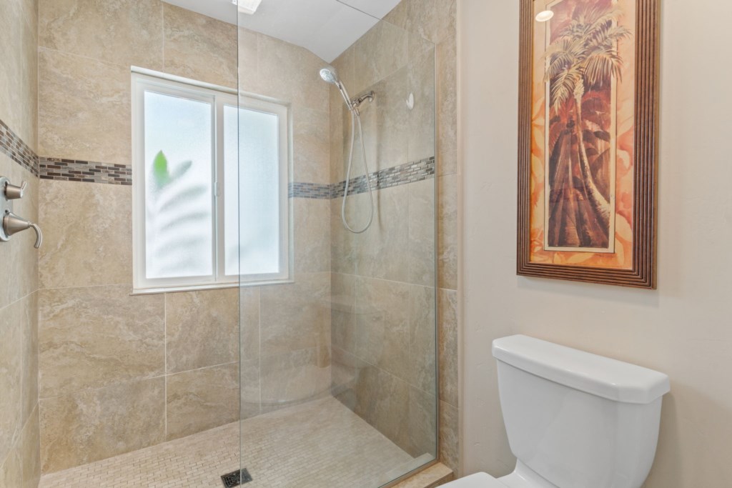 Guest Bathroom with walk in shower