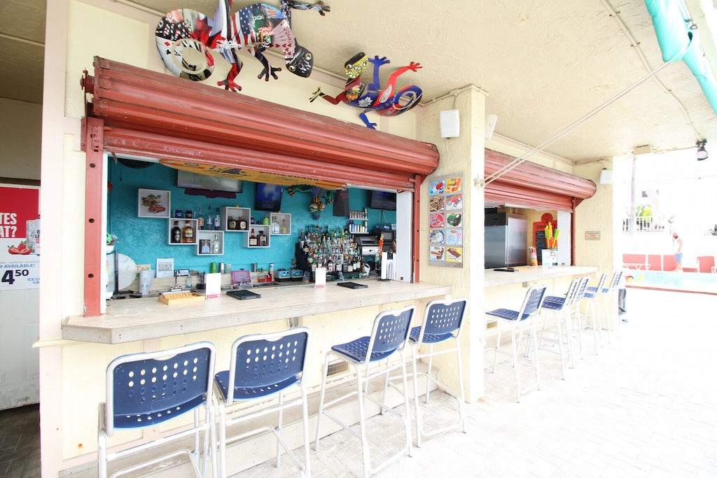Tiki Bar is a full bar located at the resort right next to the pool.