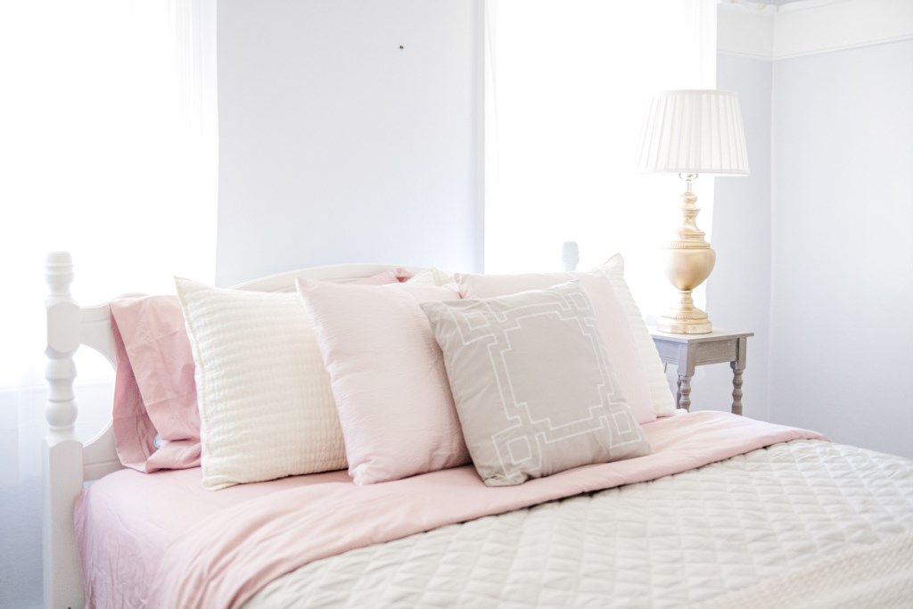 Bedroom 2 - all the fluffy pillows you need!