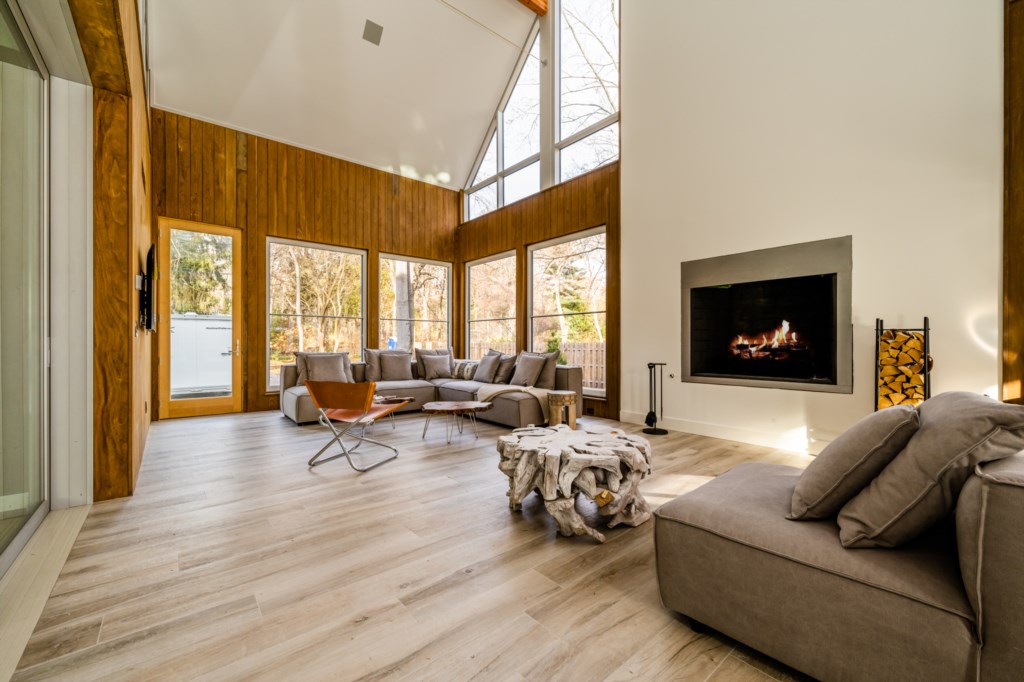 Three Season Room with Fireplace
