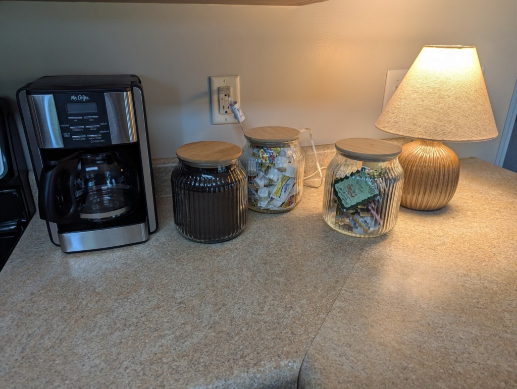 Leesburge Escape coffee station