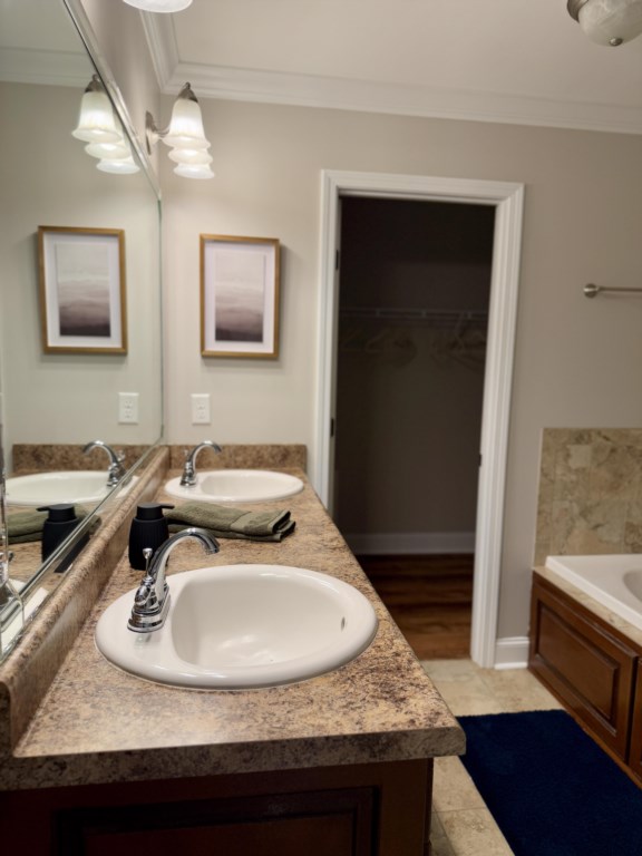 Leesburge Escape Master Bathroom double sink