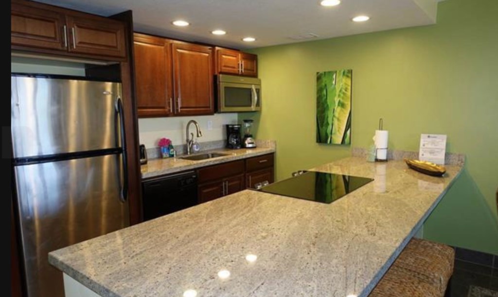Beautifully updated kitchen with everything you need.