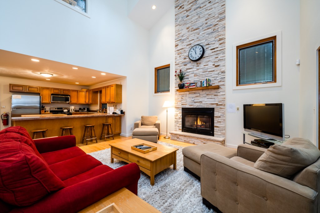 Cozy Up To The Gas Fireplace