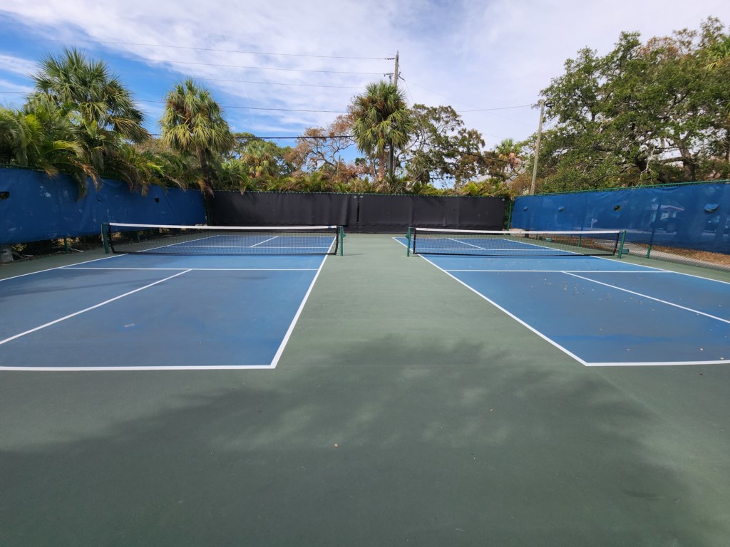 Tennis Court Across the street
