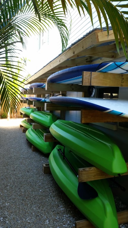 Explore Manasota Key on our kayaks and paddle boards all included with your stay