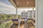Nearly a 1000 sq. ft. of covered outdoor living space makes Beachfulness unique 