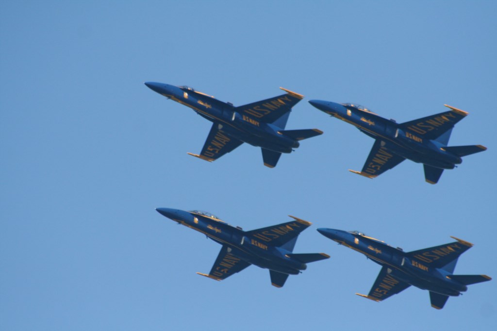 Watch the Blue Angels Practice during the season